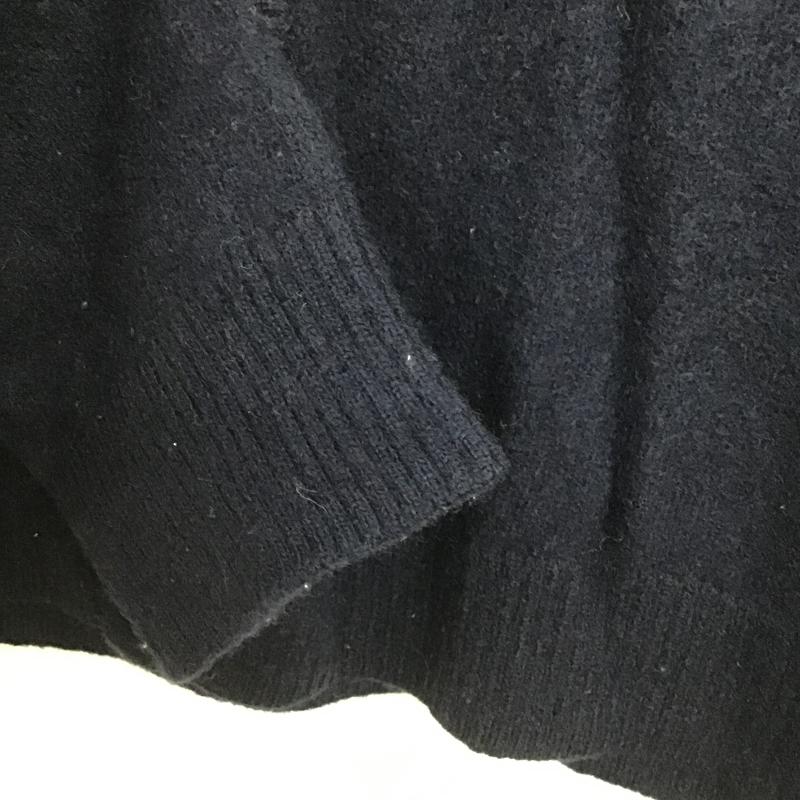 ラコステ LACOSTE カーディガン 長袖 3 無地 紺 / ネイビー / navy レディース USED 古着 中古 10160859