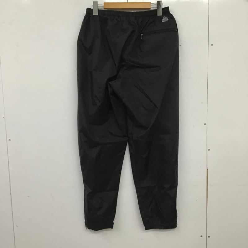ナイキ エィシージー NIKE ACG パンツ ワークパンツ、ペインターパンツ ナイロンパンツ ワイドパンツ カジュアルパンツ L ロゴ、文字 黒 / ブラック / black メンズ USED 古着 中古 10160863