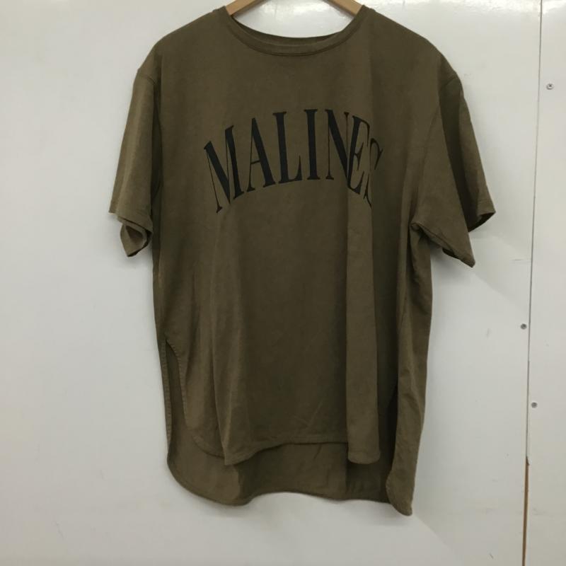 イェッカヴェッカ YECCA VECCA Tシャツ 半袖 FREE ロゴ、文字 X プリント カーキ / カーキ / khaki レディース USED 古着 中古 10160864