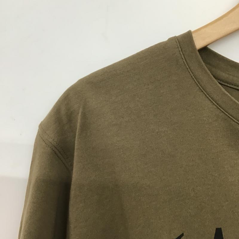 イェッカヴェッカ YECCA VECCA Tシャツ 半袖 FREE ロゴ、文字 X プリント カーキ / カーキ / khaki レディース USED 古着 中古 10160864