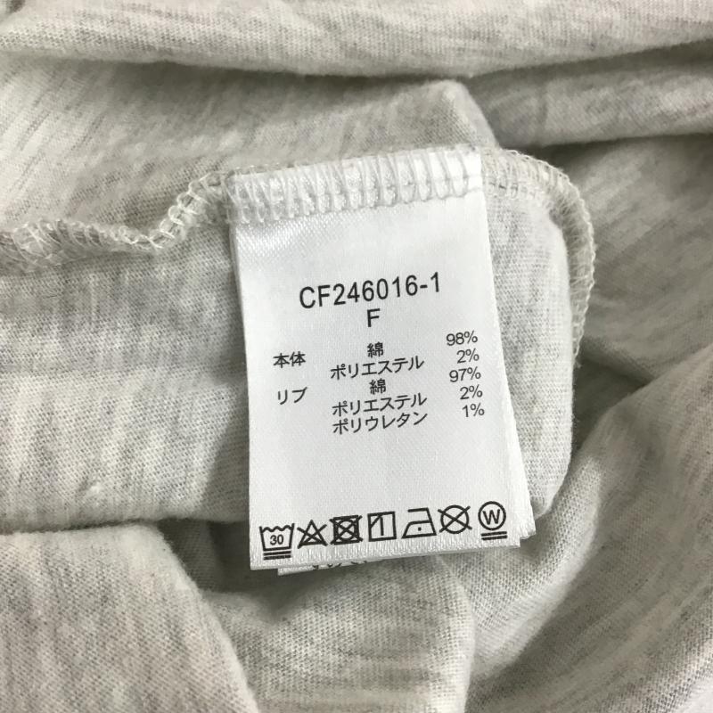 スタディオクリップ studio CLIP Tシャツ 半袖 FREE ロゴ、文字 X プリント 灰 / グレー / gray レディース USED 古着 中古 10160865