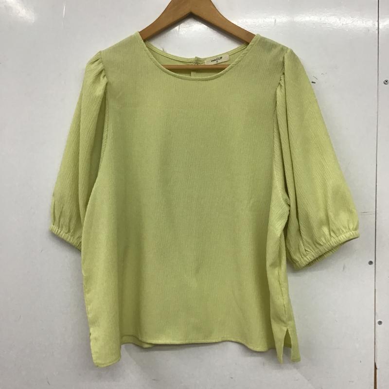 スタディオクリップ studio CLIP カットソー 半袖 FREE 無地 黄 / イエロー / yellow レディース USED 古着 中古 10160867