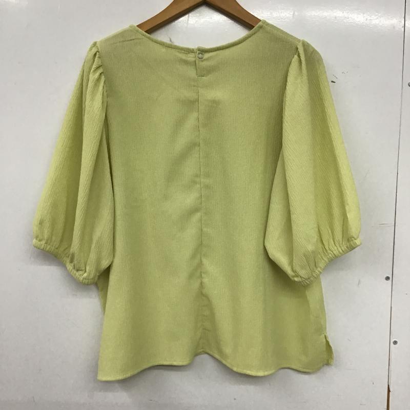 スタディオクリップ studio CLIP カットソー 半袖 FREE 無地 黄 / イエロー / yellow レディース USED 古着 中古 10160867