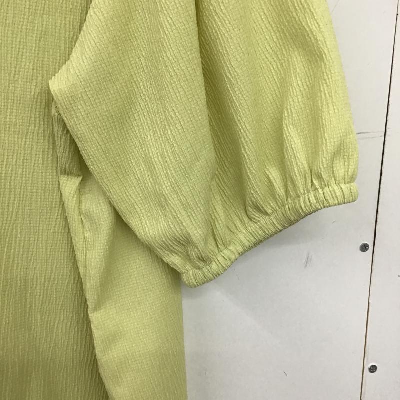 スタディオクリップ studio CLIP カットソー 半袖 FREE 無地 黄 / イエロー / yellow レディース USED 古着 中古 10160867