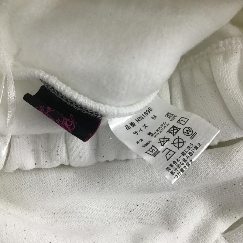 ナインティナインティ 9090 パンツ ワークパンツ、ペインターパンツ スウェットパンツ M ロゴ、文字 X プリント 白 / ホワイト / white レディース USED 古着 中古 10160871
