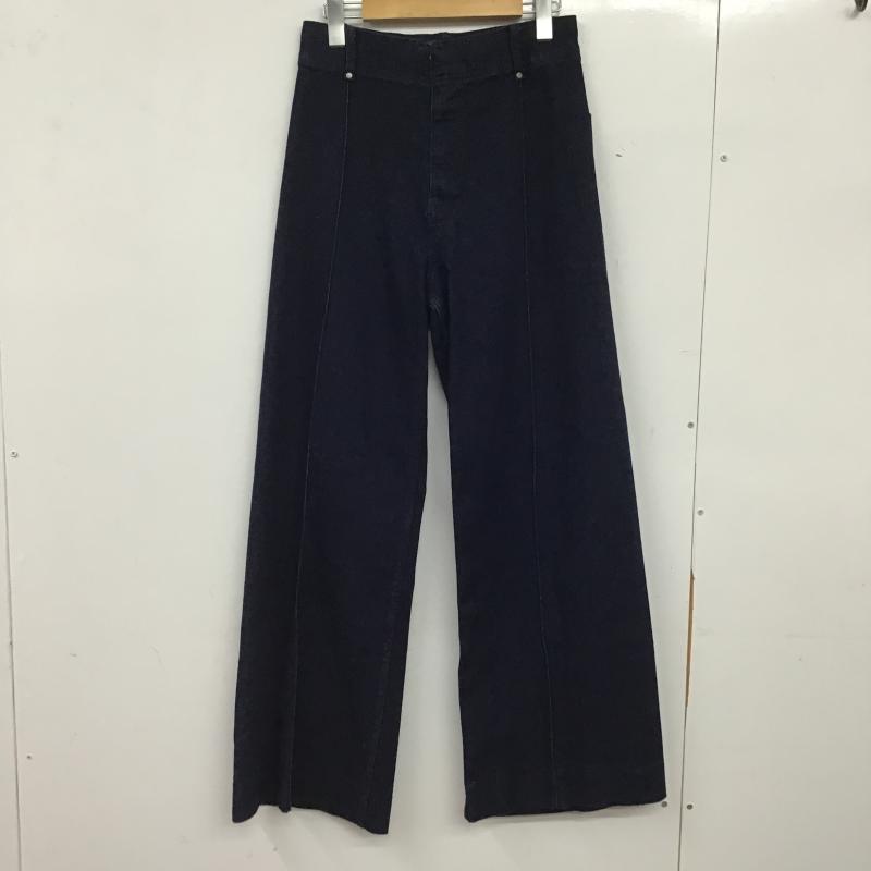 ザラ ZARA パンツ デニム、ジーンズ 36 無地 青 / ブルー / blue レディース USED 古着 中古 10160873