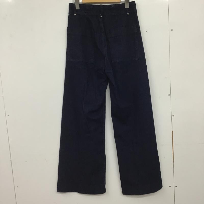 ザラ ZARA パンツ デニム、ジーンズ 36 無地 青 / ブルー / blue レディース USED 古着 中古 10160873