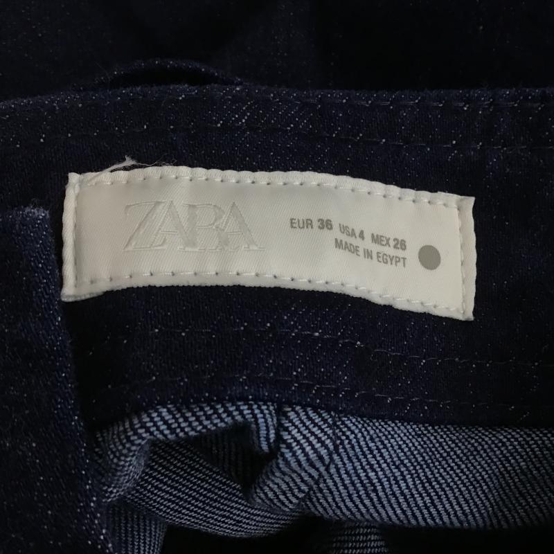 ザラ ZARA パンツ デニム、ジーンズ 36 無地 青 / ブルー / blue レディース USED 古着 中古 10160873