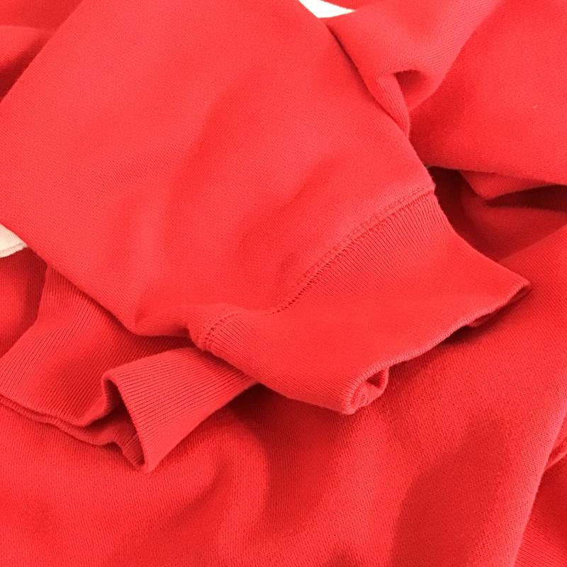 ギャップ GAP トレーナー 長袖 長袖トレーナー スウェット クルーネック プルオーバー S ロゴ、文字 赤 / レッド / red メンズ USED 古着 中古 10160876