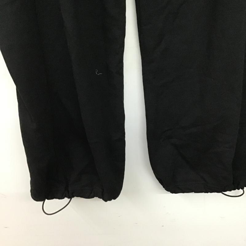 マウジー MOUSSY ボトムス ボトムス 010ISS81-8081-4 CURVE LINE SWEAT PANTS スウェットパンツ 2 無地 黒 / ブラック / black レディース USED 古着 中古 10160880