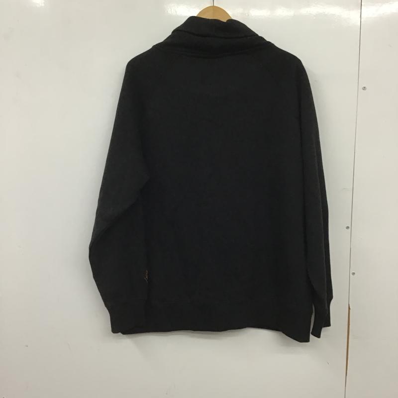 オールズ OAR S トレーナー 長袖 長袖トレーナー スウェット タートルネック プルオーバー L 無地 黒 / ブラック / black メンズ USED 古着 中古 10160881