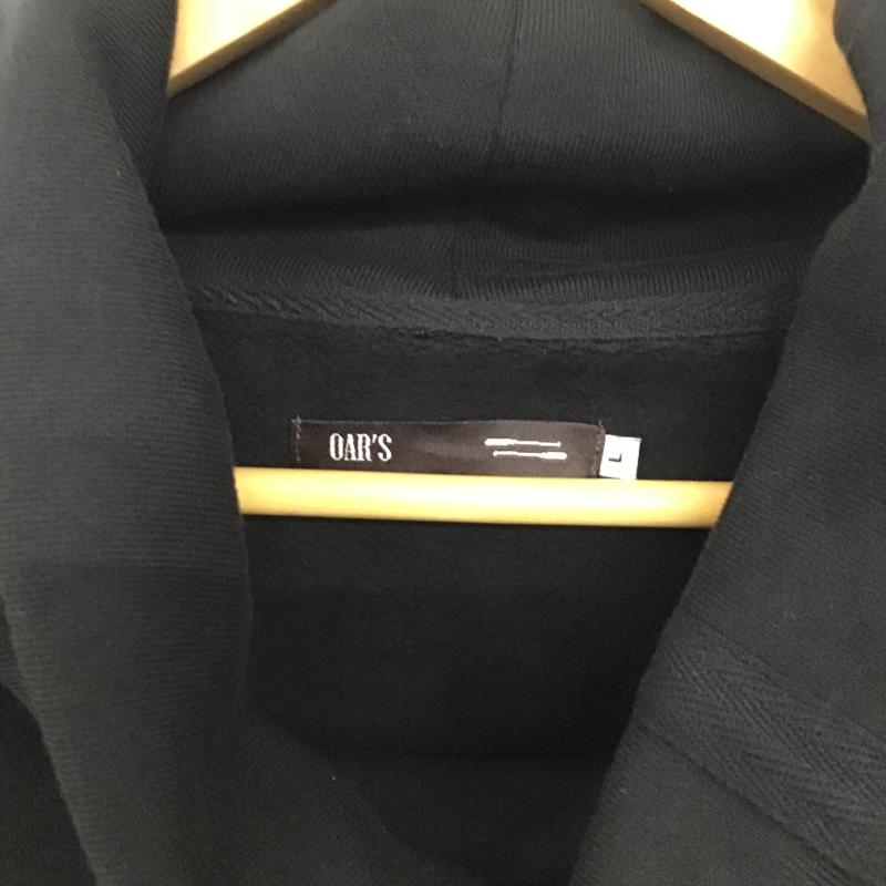 オールズ OAR S トレーナー 長袖 長袖トレーナー スウェット タートルネック プルオーバー L 無地 黒 / ブラック / black メンズ USED 古着 中古 10160881