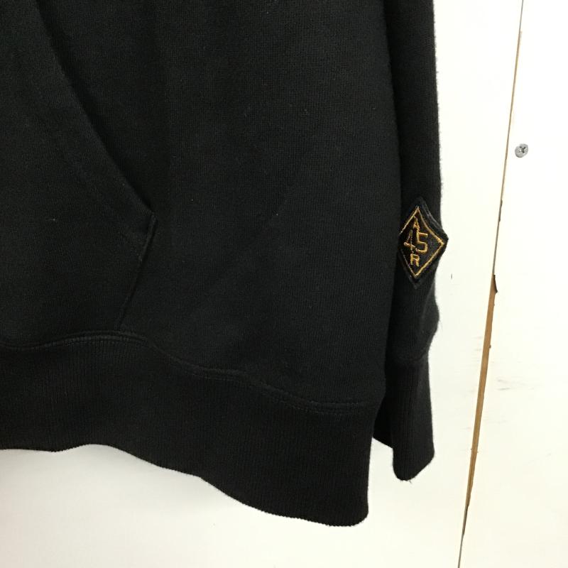 オールズ OAR S トレーナー 長袖 長袖トレーナー スウェット タートルネック プルオーバー L 無地 黒 / ブラック / black メンズ USED 古着 中古 10160881