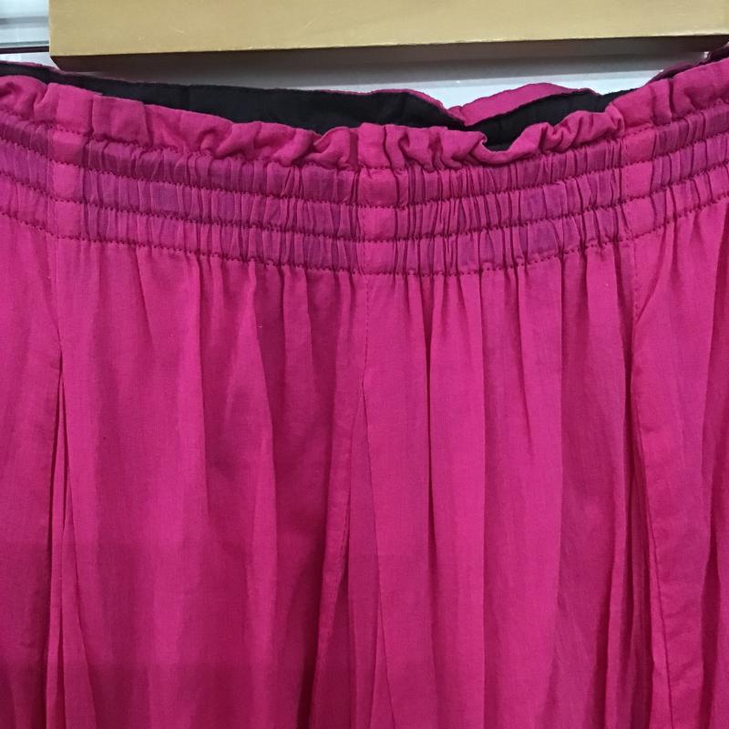 ニコアンド niko and... スカート ロングスカート 無地 桃 / ピンク / pink レディース USED 古着 中古 10160884