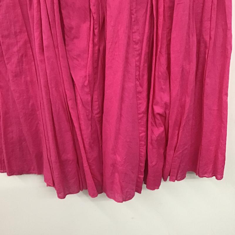 ニコアンド niko and... スカート ロングスカート 無地 桃 / ピンク / pink レディース USED 古着 中古 10160884