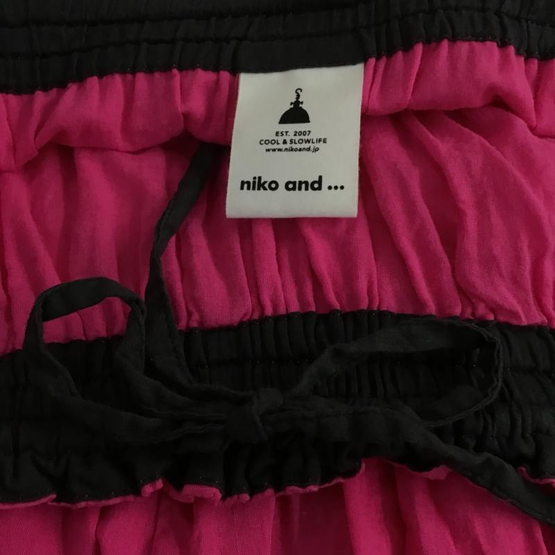 ニコアンド niko and... スカート ロングスカート 無地 桃 / ピンク / pink レディース USED 古着 中古 10160884