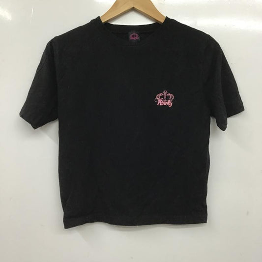 ナインティナインティ 9090 Tシャツ 半袖 M プリント 黒 / ブラック / black レディース USED 古着 中古 10160887