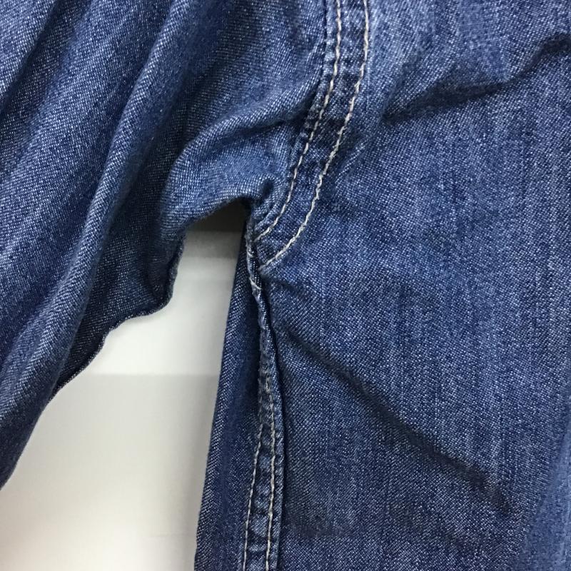 ニコアンド niko and... シャツ、ブラウス 長袖 無地 青 / ブルー / blue レディース USED 古着 中古 10160889