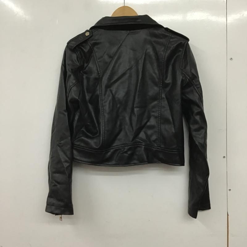 ザラ ZARA ジャケット、上着 ライダース L 無地 黒 / ブラック / black レディース USED 古着 中古 10160891