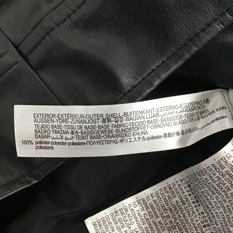 ザラ ZARA ジャケット、上着 ライダース L 無地 黒 / ブラック / black レディース USED 古着 中古 10160891