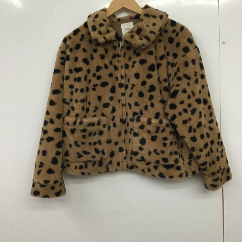 ビームス BEAMS ジャケット、上着 ジャンパー、ブルゾン ヒョウ柄・レオパード柄 茶 / ブラウン / brown レディース USED 古着 中古 10160892