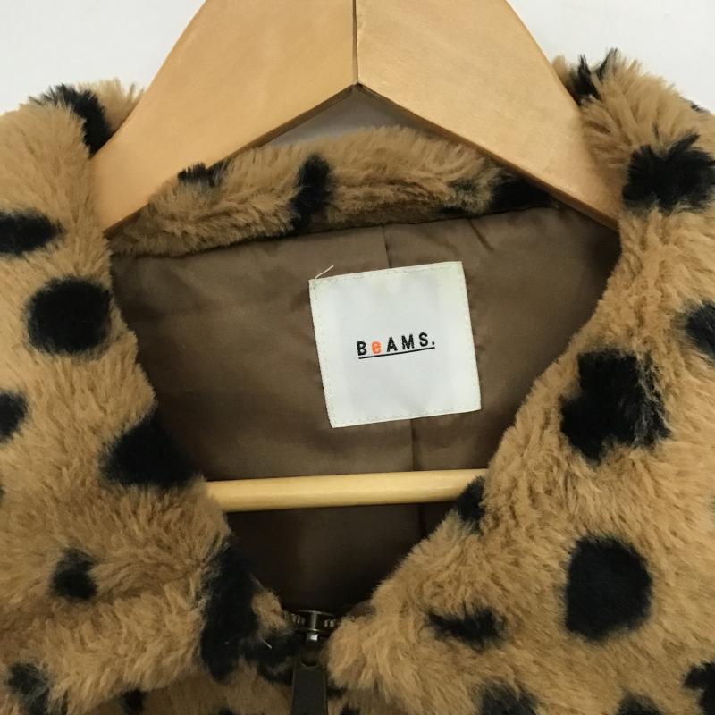 ビームス BEAMS ジャケット、上着 ジャンパー、ブルゾン ヒョウ柄・レオパード柄 茶 / ブラウン / brown レディース USED 古着 中古 10160892