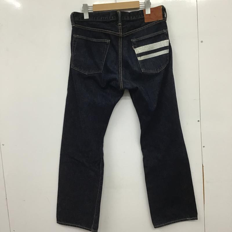 桃太郎ジーンズ MOMOTARO JEANS パンツ デニム、ジーンズ デニムパンツ ワイドパンツ カジュアルパンツ 32インチ ロゴ、文字 インディゴ / インディゴ / Indigo メンズ USED 古着 中古 10160893