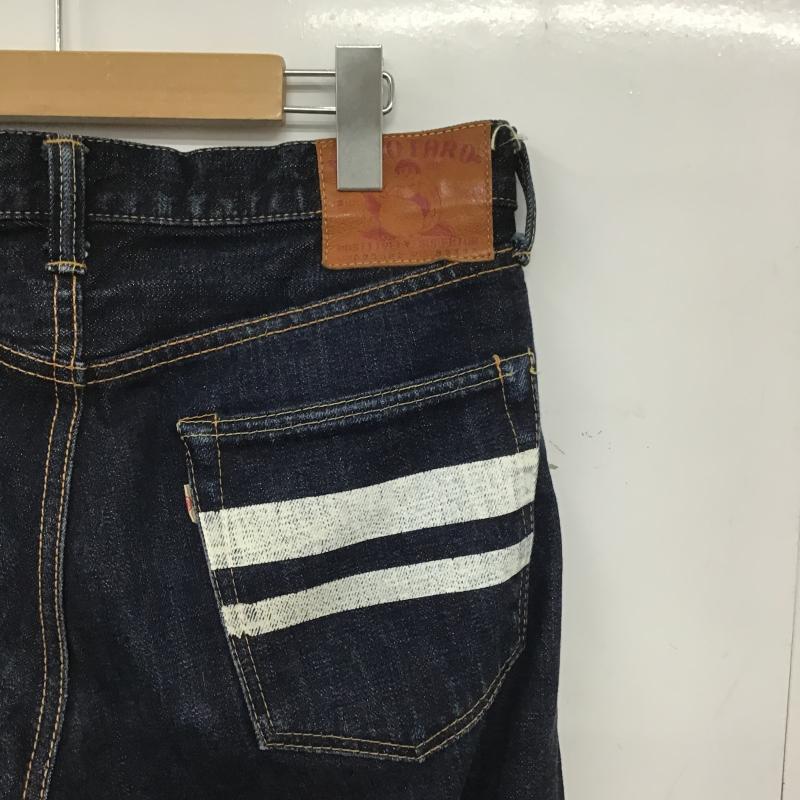 桃太郎ジーンズ MOMOTARO JEANS パンツ デニム、ジーンズ デニムパンツ ワイドパンツ カジュアルパンツ 32インチ ロゴ、文字 インディゴ / インディゴ / Indigo メンズ USED 古着 中古 10160893