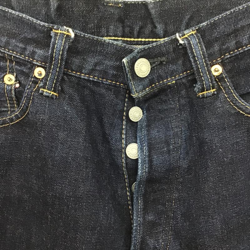 桃太郎ジーンズ MOMOTARO JEANS パンツ デニム、ジーンズ デニムパンツ ワイドパンツ カジュアルパンツ 32インチ ロゴ、文字 インディゴ / インディゴ / Indigo メンズ USED 古着 中古 10160893