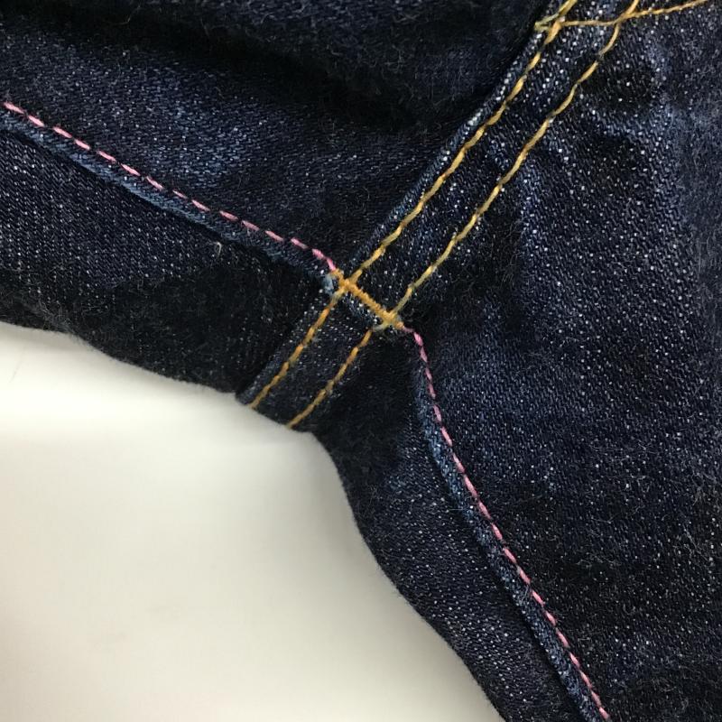 桃太郎ジーンズ MOMOTARO JEANS パンツ デニム、ジーンズ デニムパンツ ワイドパンツ カジュアルパンツ 32インチ ロゴ、文字 インディゴ / インディゴ / Indigo メンズ USED 古着 中古 10160893