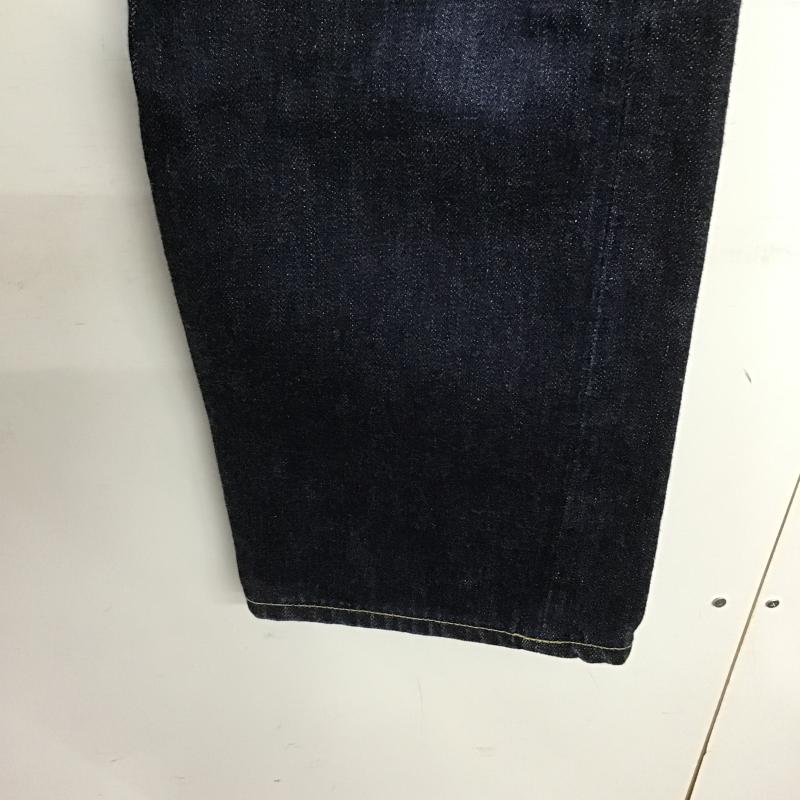 桃太郎ジーンズ MOMOTARO JEANS パンツ デニム、ジーンズ デニムパンツ ワイドパンツ カジュアルパンツ 32インチ ロゴ、文字 インディゴ / インディゴ / Indigo メンズ USED 古着 中古 10160893