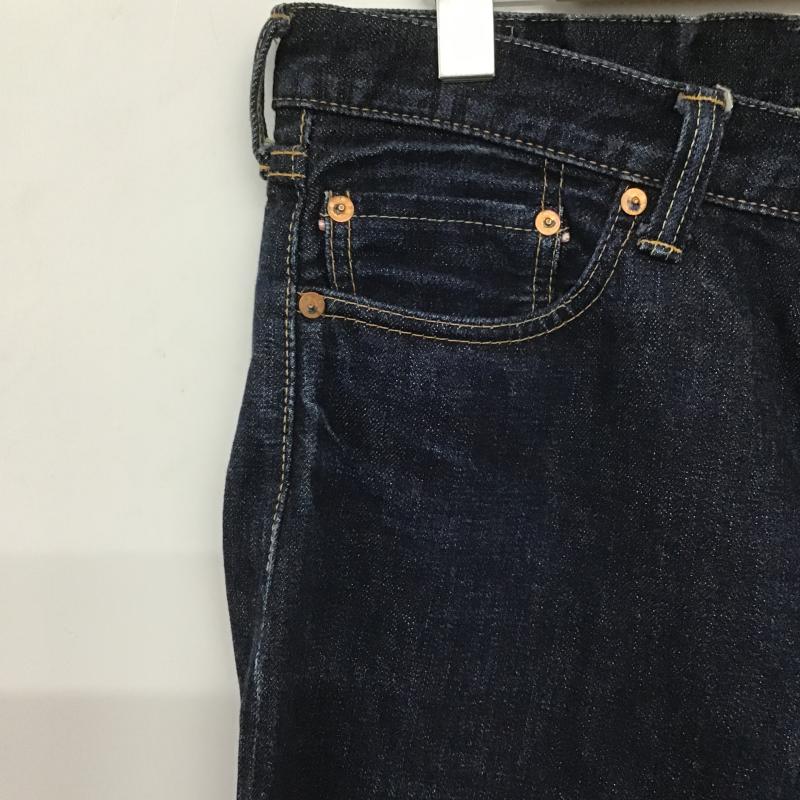 桃太郎ジーンズ MOMOTARO JEANS パンツ デニム、ジーンズ デニムパンツ ワイドパンツ カジュアルパンツ 32インチ ロゴ、文字 インディゴ / インディゴ / Indigo メンズ USED 古着 中古 10160893