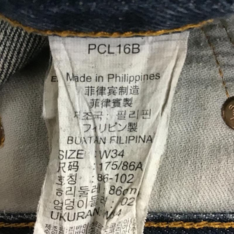 リーバイストラウスアンドコー Levi Strauss & co. パンツ デニム、ジーンズ ショートパンツ ハーフパンツ カジュアルパンツ 34インチ 無地 インディゴ / インディゴ / Indigo メンズ USED 古着 中古 10160894