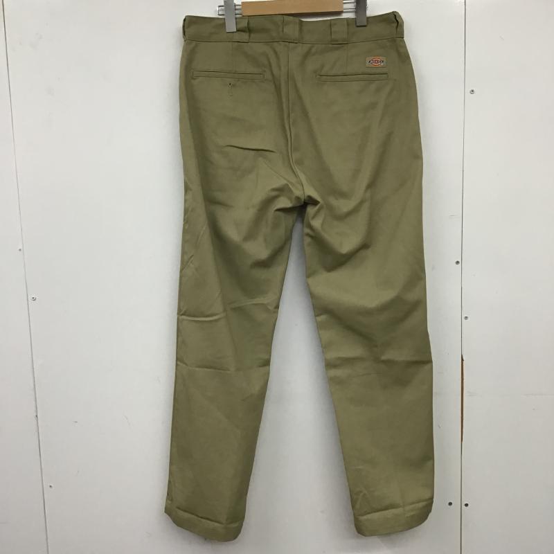 ディッキーズ Dickies パンツ ワークパンツ、ペインターパンツ ワイドパンツ カジュアルパンツ ワークパンツ 36 ロゴ、文字 ベージュ / ベージュ / beige メンズ USED 古着 中古 10160895