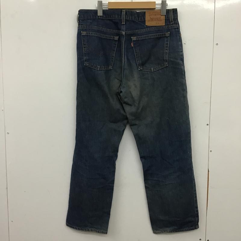 リーバイストラウスアンドコー Levi Strauss & co. パンツ デニム、ジーンズ デニムパンツ ワイドパンツ カジュアルパンツ 34インチ 無地 インディゴ / インディゴ / Indigo メンズ USED 古着 中古 10160896