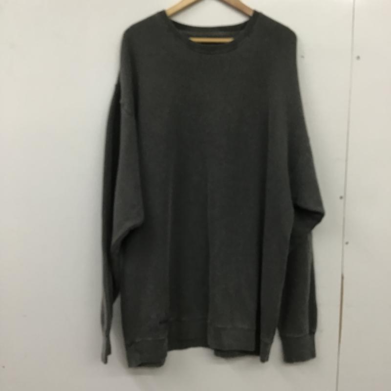 ダブルタップス WTAPS トレーナー 長袖 長袖トレーナー スウェット クルーネック プルオーバー 3 無地 ダークグレー / ダークグレー / メンズ USED 古着 中古 10160898