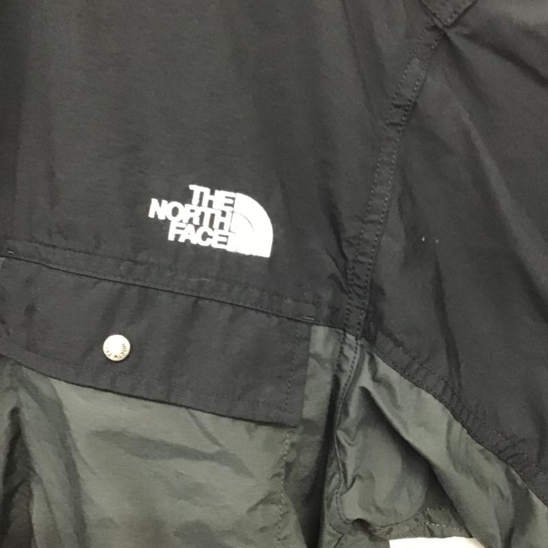 ザノースフェイス THE NORTH FACE シャツ、ブラウス 半袖 半袖シャツ プリントシャツ ポケットシャツ S ロゴ、文字 ダークグレー / ダークグレー / メンズ USED 古着 中古 10160899