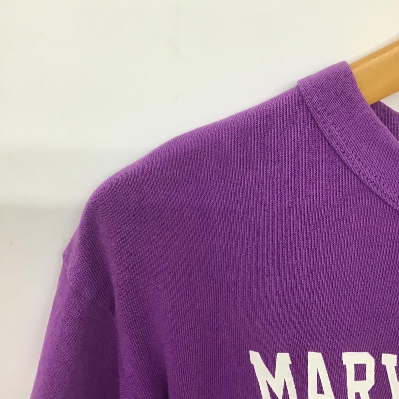 チャンピオン Champion Tシャツ 半袖 半袖カットソー プリントTシャツ クルーネックカットソー S ロゴ、文字 紫 / パープル / purple メンズ USED 古着 中古 10160901