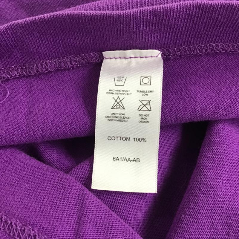 チャンピオン Champion Tシャツ 半袖 半袖カットソー プリントTシャツ クルーネックカットソー S ロゴ、文字 紫 / パープル / purple メンズ USED 古着 中古 10160901