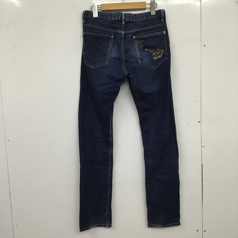 ヴィヴィアンウエストウッドマン Vivienne Westwood MAN パンツ デニム、ジーンズ デニムパンツ スリムパンツ カジュアルパンツ ストレッチパンツ 46インチ プリント インディゴ / インディゴ / Indigo メンズ USED 古着 中古 10160902