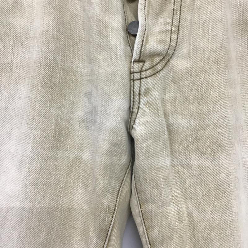 オムニゴッド OMNIGOD パンツ デニム、ジーンズ デニムパンツ スリムパンツ カジュアルパンツ 無地 ベージュ / ベージュ / beige メンズ USED 古着 中古 10160904