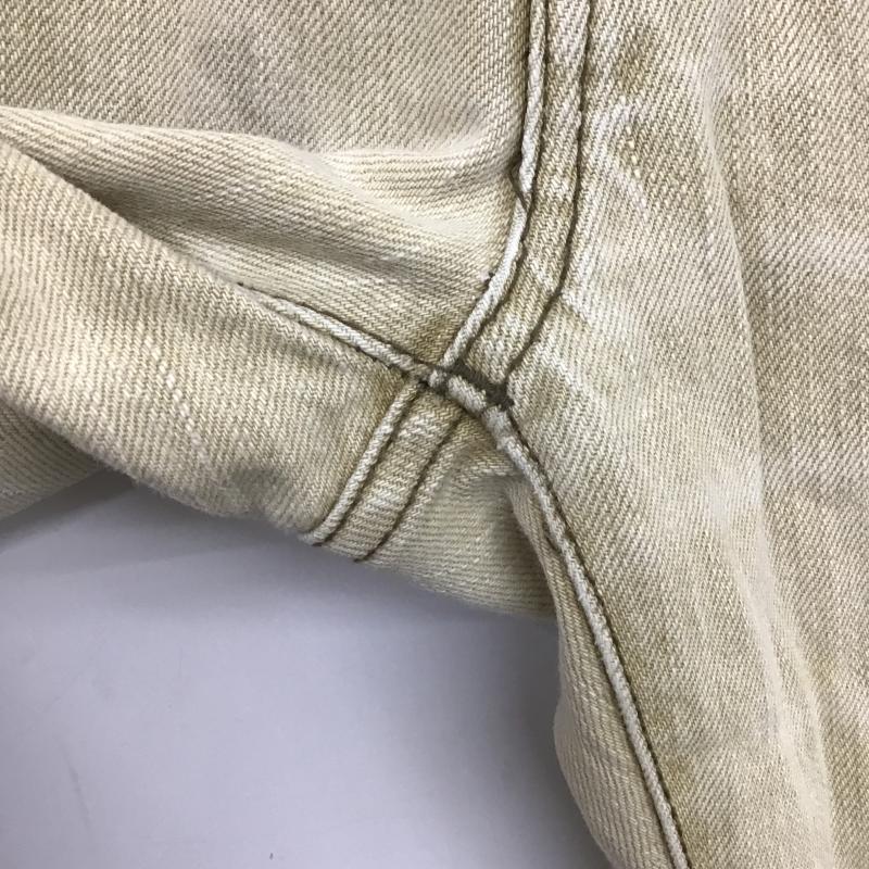 オムニゴッド OMNIGOD パンツ デニム、ジーンズ デニムパンツ スリムパンツ カジュアルパンツ 無地 ベージュ / ベージュ / beige メンズ USED 古着 中古 10160904