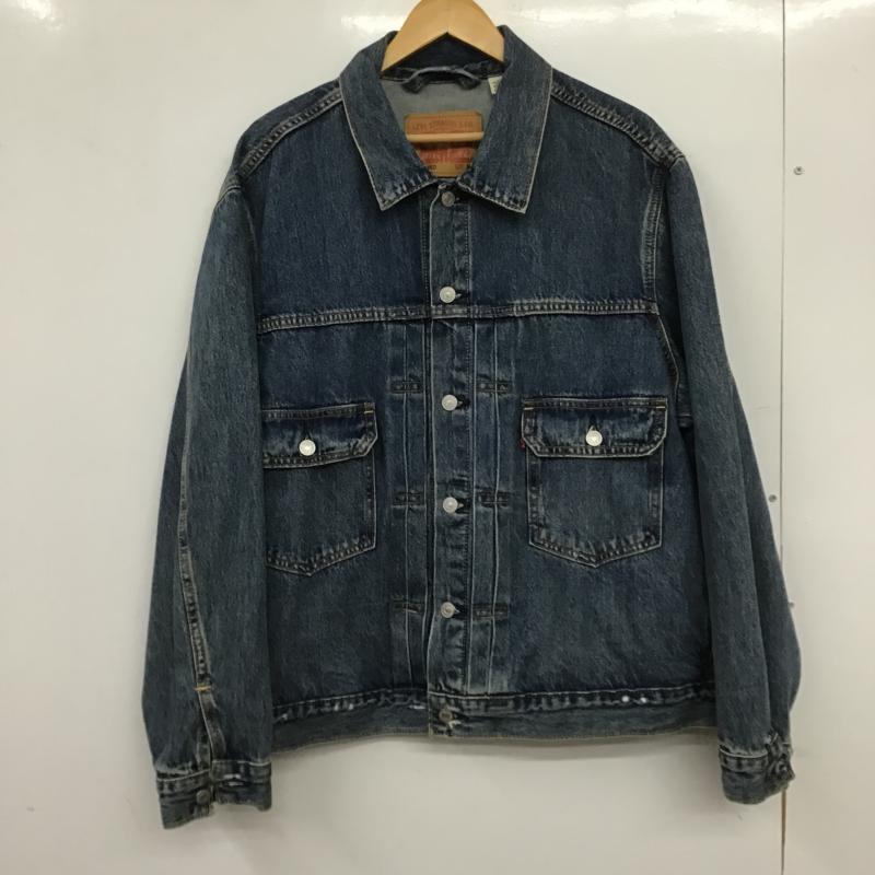 リーバイストラウスアンドコー Levi Strauss & co. ジャケット、上着 ジャンパー、ブルゾン デニムジャケット Gジャン アウター カジュアルジャケット XL 無地 インディゴ / インディゴ / Indigo メンズ USED 古着 中古 10160912
