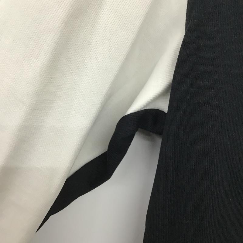 ナイキ NIKE カットソー 長袖 長袖カットソー プリントカットソー クルーネック M ロゴ、文字 白 / ホワイト / white X 黒 / ブラック / black メンズ USED 古着 中古 10160914