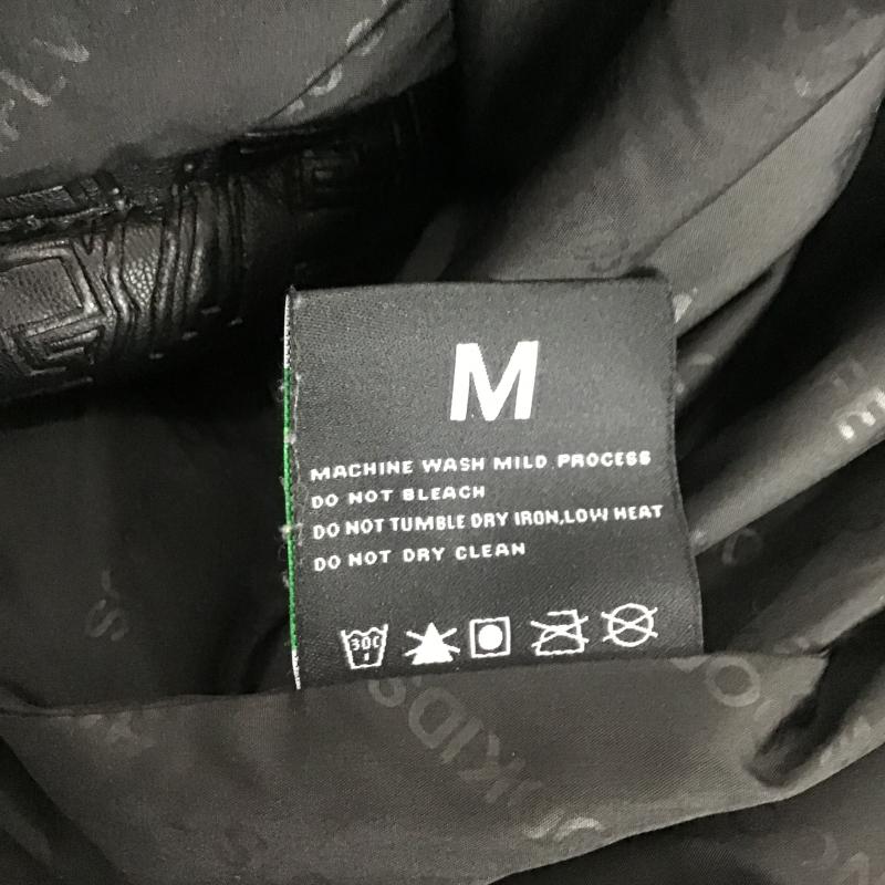 アフューグッドキッズ A FEW GOOD KIDS ジャケット、上着 ジャンパー、ブルゾン ジップアップジャケット アウター スタンドカラー M ロゴ、文字 黒 / ブラック / black メンズ USED 古着 中古 10160916