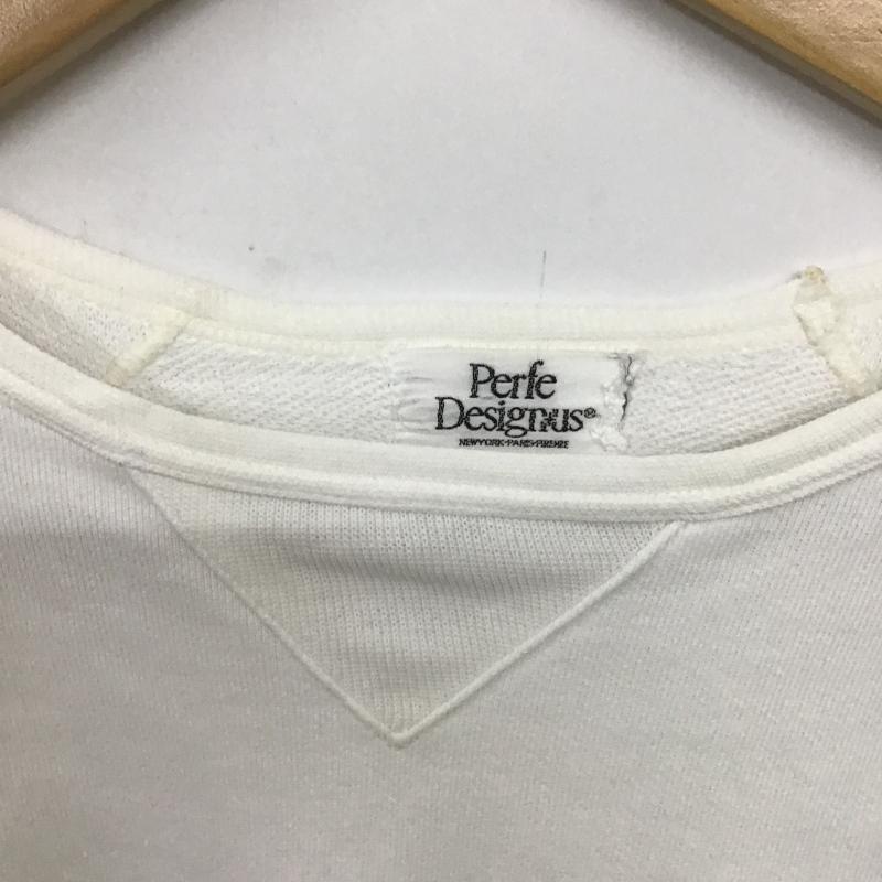 古着 USED トレーナー 長袖 長袖トレーナー スウェット クルーネック プルオーバー ロゴ、文字 白 / ホワイト / white メンズ USED 古着 中古 10160918