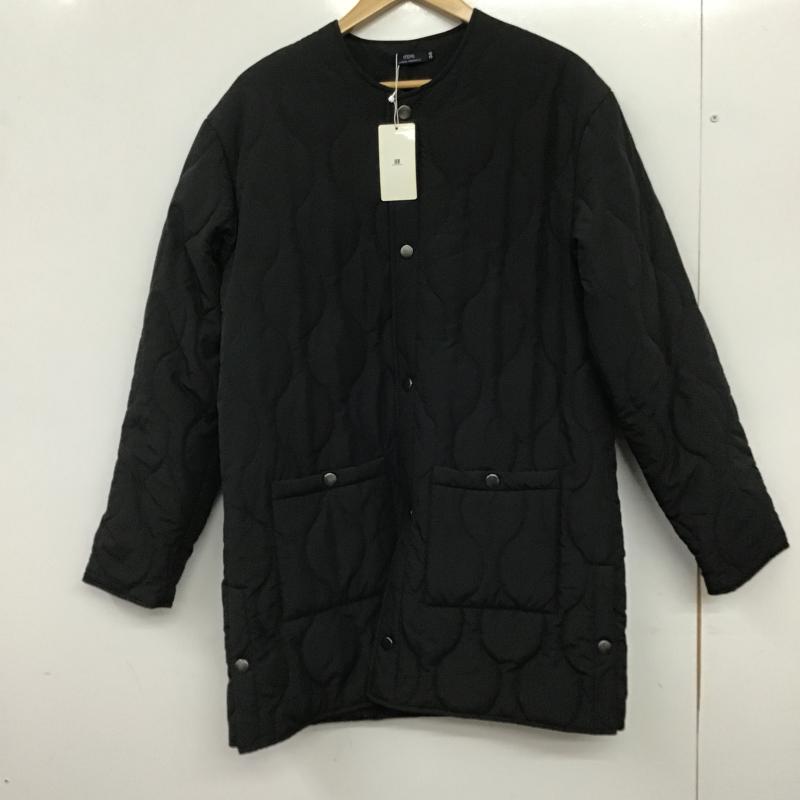 アイテムズ アーバンリサーチ ITEMS URBAN RESEARCH ジャケット、上着 ジャンパー、ブルゾン インナー中綿ロングジャケット アウター 38 無地 黒 / ブラック / black メンズ USED 古着 中古 10160919