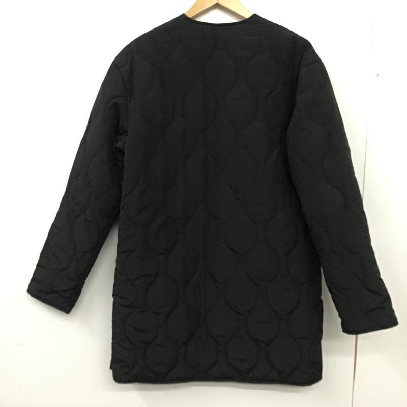アイテムズ アーバンリサーチ ITEMS URBAN RESEARCH ジャケット、上着 ジャンパー、ブルゾン インナー中綿ロングジャケット アウター 38 無地 黒 / ブラック / black メンズ USED 古着 中古 10160919