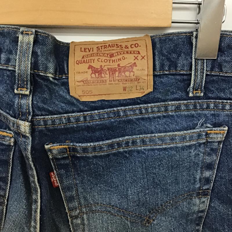 リーバイストラウスアンドコー Levi Strauss & co. パンツ デニム、ジーンズ デニムパンツ スリムパンツ カジュアルパンツ 32インチ 無地 インディゴ / インディゴ / Indigo メンズ USED 古着 中古 10160921