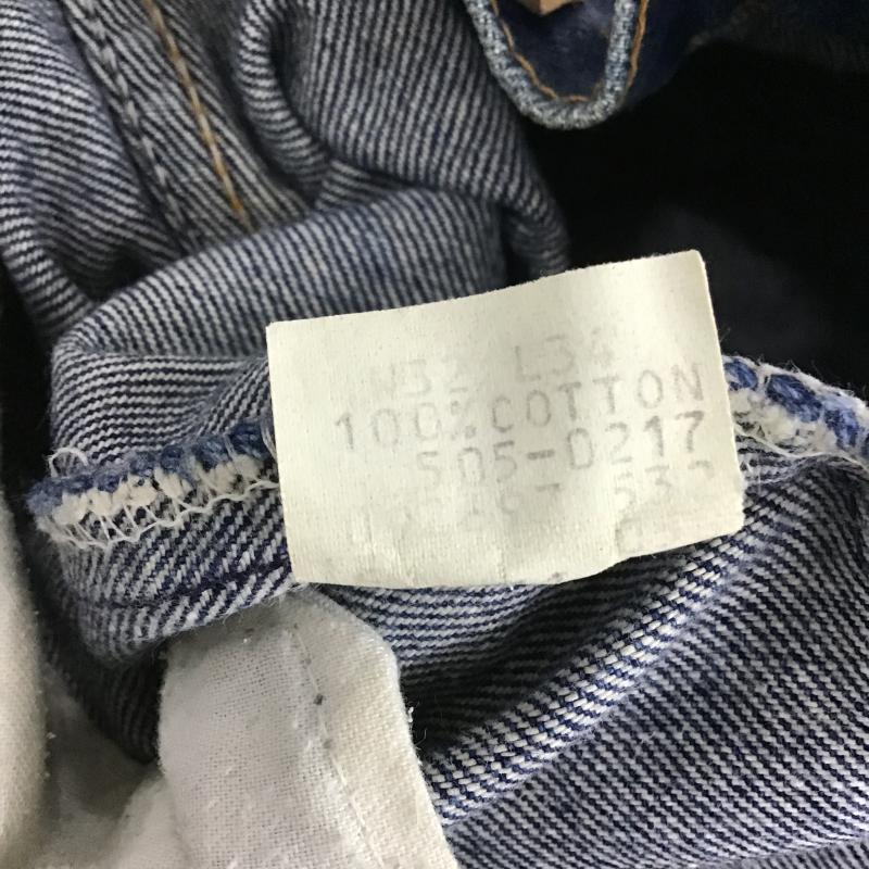リーバイストラウスアンドコー Levi Strauss & co. パンツ デニム、ジーンズ デニムパンツ スリムパンツ カジュアルパンツ 32インチ 無地 インディゴ / インディゴ / Indigo メンズ USED 古着 中古 10160921